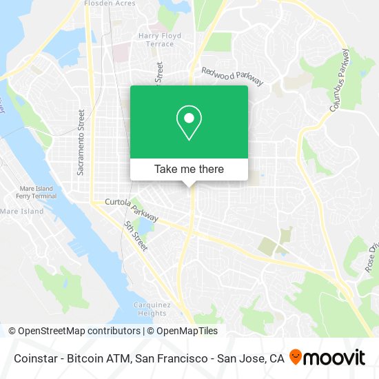 Coinstar - Bitcoin ATM map