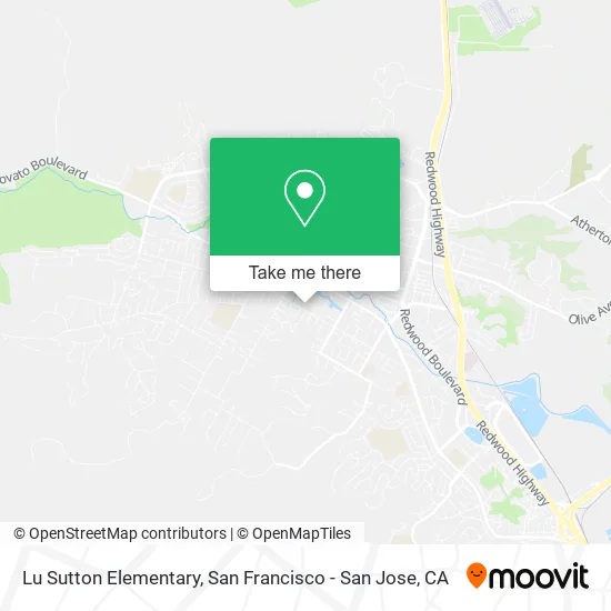 Lu Sutton Elementary map