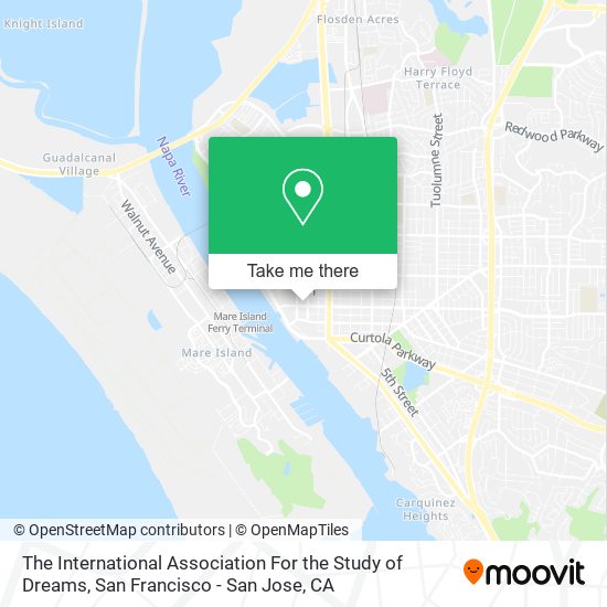 The International Association For the Study of Dreams map