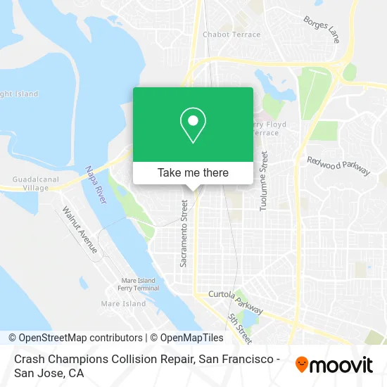 Crash Champions Collision Repair map