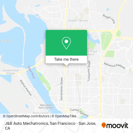 J&B Auto Mechatronics map