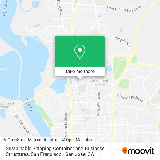 Sustainable Shipping Container and Business Structures map