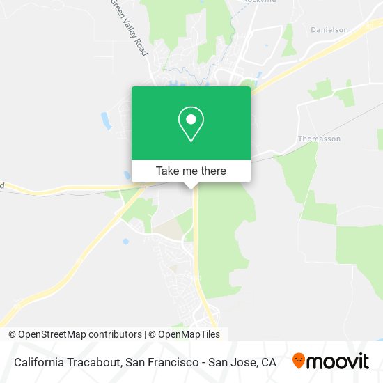 California Tracabout map