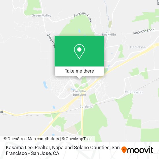 Mapa de Kasama Lee, Realtor, Napa and Solano Counties