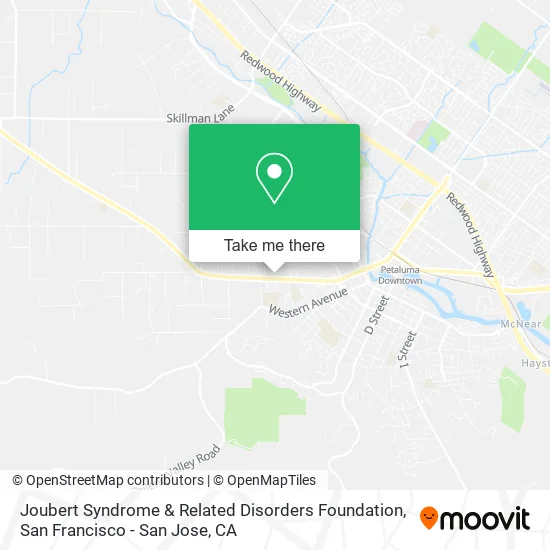 Joubert Syndrome & Related Disorders Foundation map