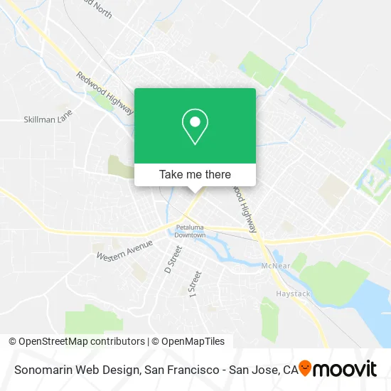 Sonomarin Web Design map