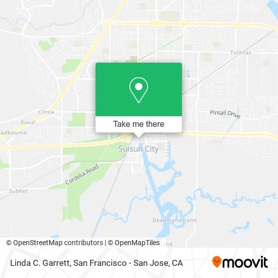 Linda C. Garrett map