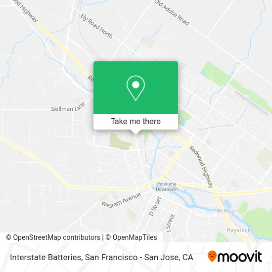 Interstate Batteries map