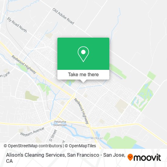 Alison's Cleaning Services map