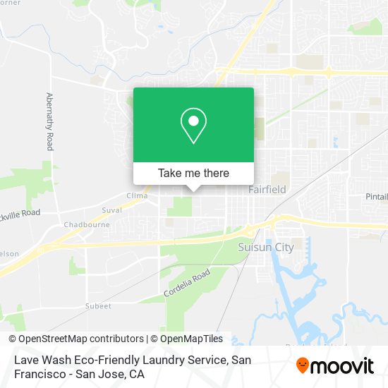 Mapa de Lave Wash Eco-Friendly Laundry Service
