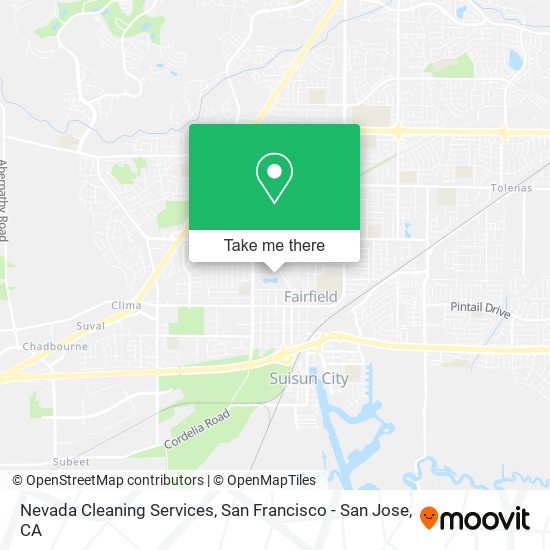 Nevada Cleaning Services map