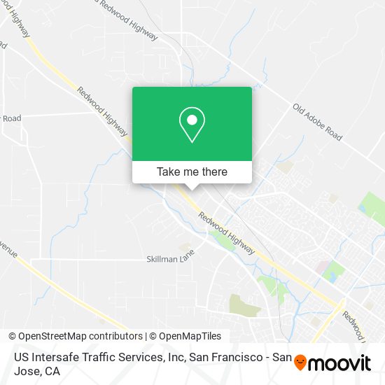 US Intersafe Traffic Services, Inc map