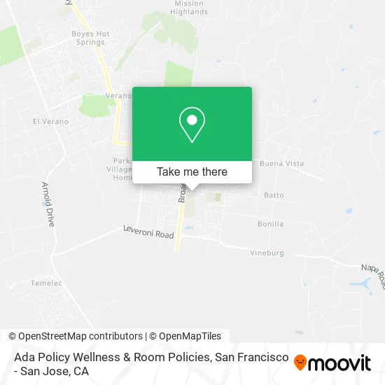 Ada Policy Wellness & Room Policies map