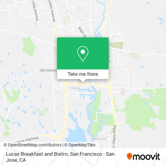 Lucas Breakfast and Bistro map
