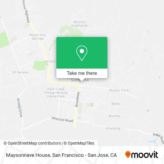 Maysonnave House map