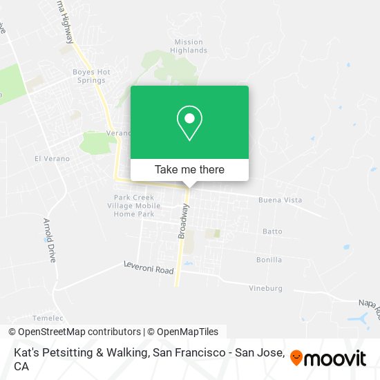 Mapa de Kat's Petsitting & Walking