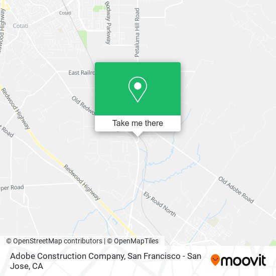 Mapa de Adobe Construction Company