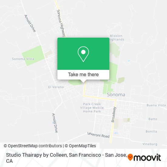Mapa de Studio Thairapy by Colleen