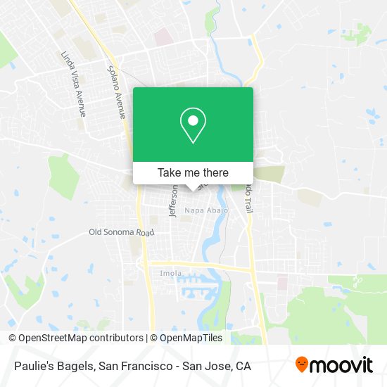Mapa de Paulie's Bagels