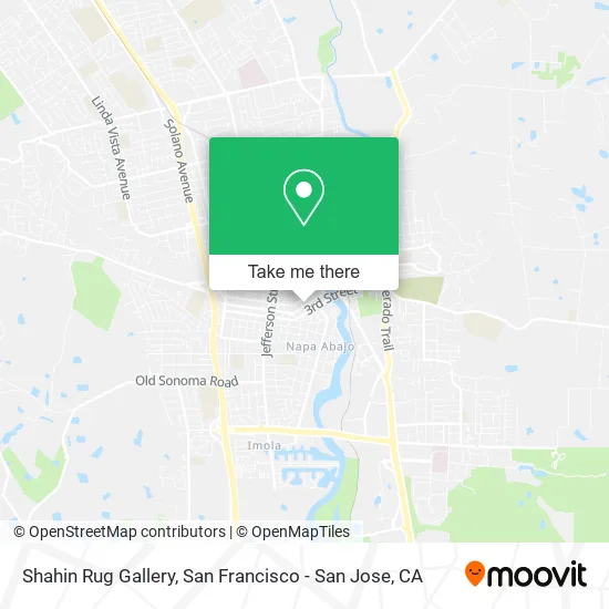 Shahin Rug Gallery map