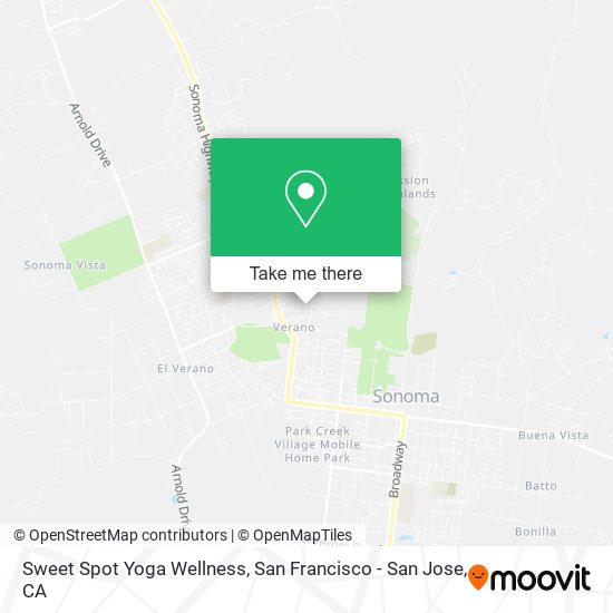 Sweet Spot Yoga Wellness map