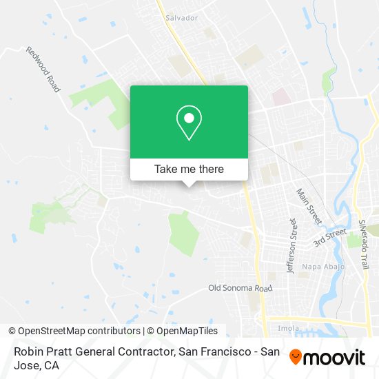Robin Pratt General Contractor map