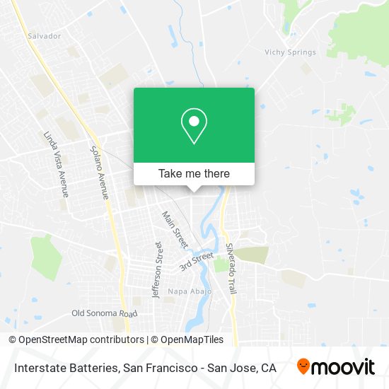 Interstate Batteries map