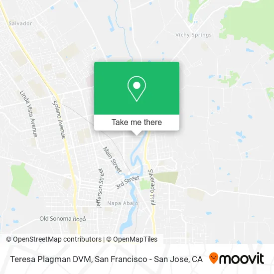Teresa Plagman DVM map