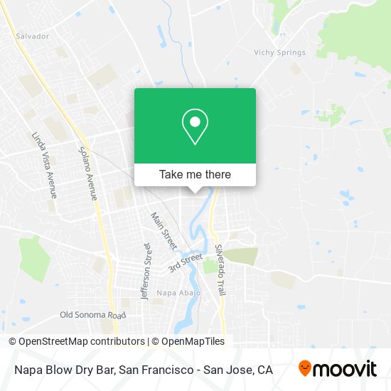 Mapa de Napa Blow Dry Bar