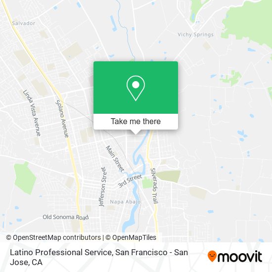 Latino Professional Service map