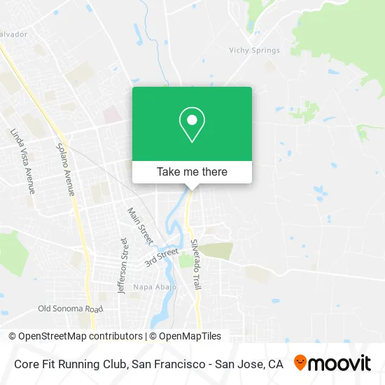 Core Fit Running Club map
