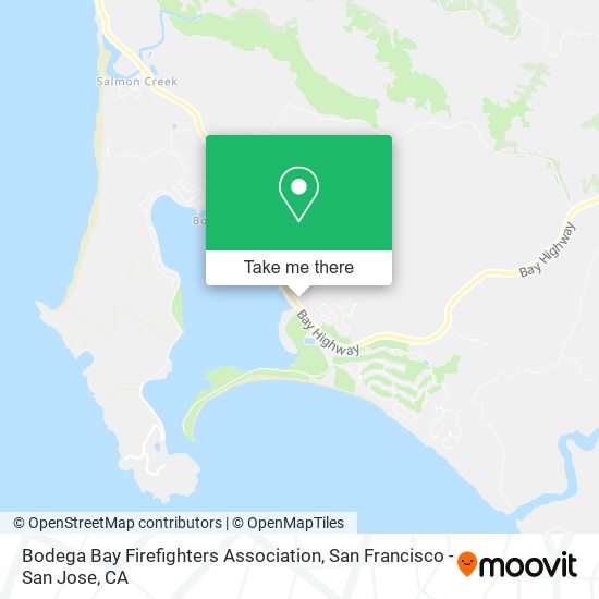 Bodega Bay Firefighters Association map