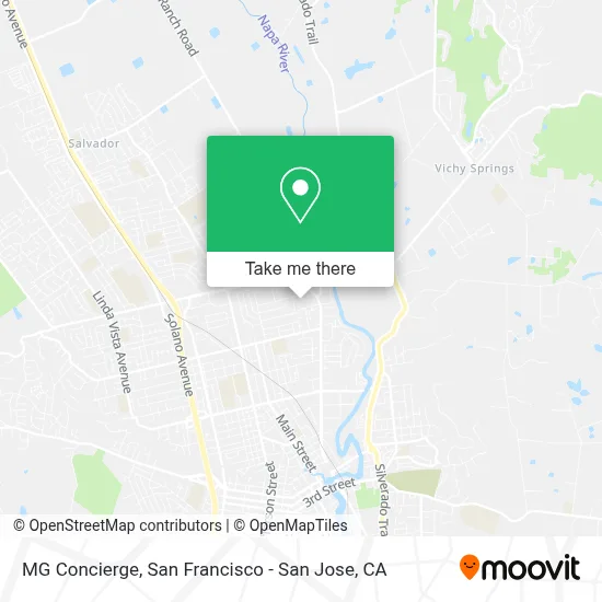 MG Concierge map