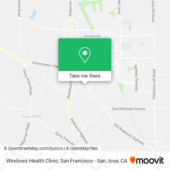 Mapa de Windows Health Clinic