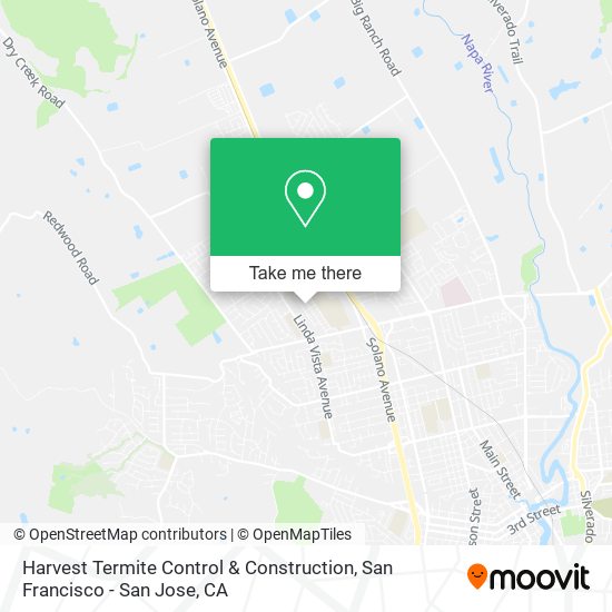 Harvest Termite Control & Construction map