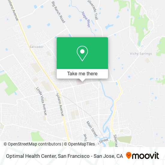 Mapa de Optimal Health Center