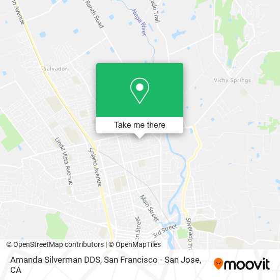 Amanda Silverman DDS map