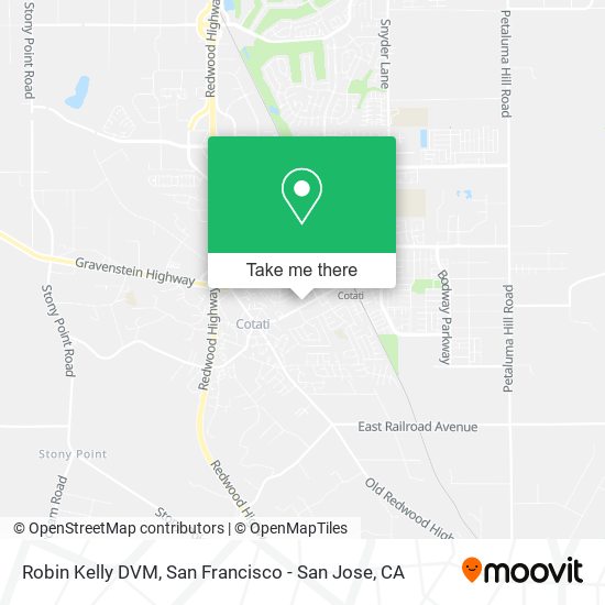 Robin Kelly DVM map