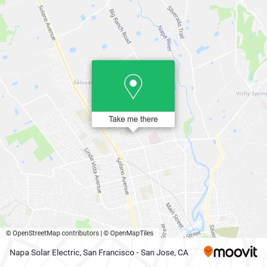 Napa Solar Electric map
