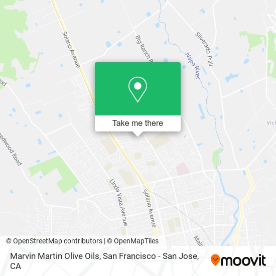 Marvin Martin Olive Oils map