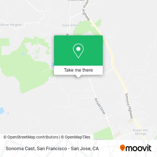 Mapa de Sonoma Cast
