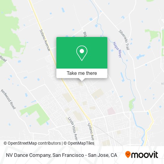 Mapa de NV Dance Company