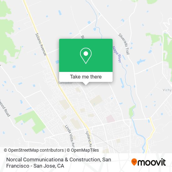 Mapa de Norcal Communicationa & Construction