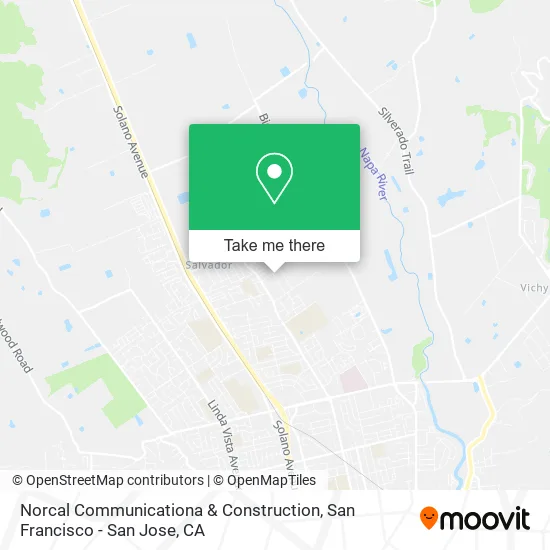 Norcal Communicationa & Construction map