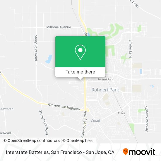 Mapa de Interstate Batteries