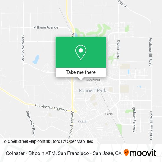 Coinstar - Bitcoin ATM map