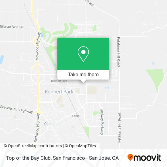 Top of the Bay Club map