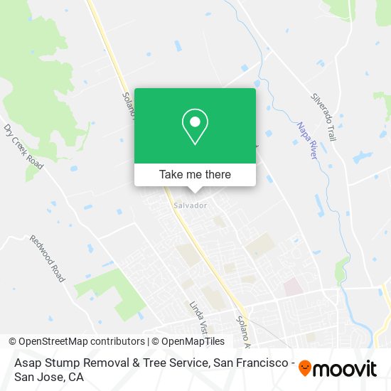 Asap Stump Removal & Tree Service map
