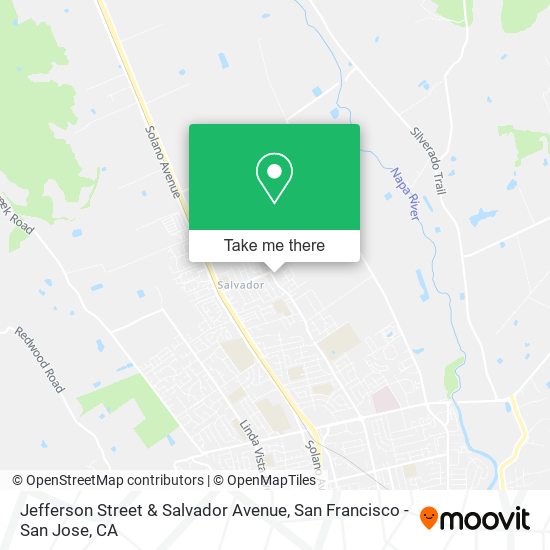 Jefferson Street & Salvador Avenue map