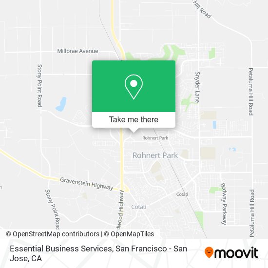 Essential Business Services map
